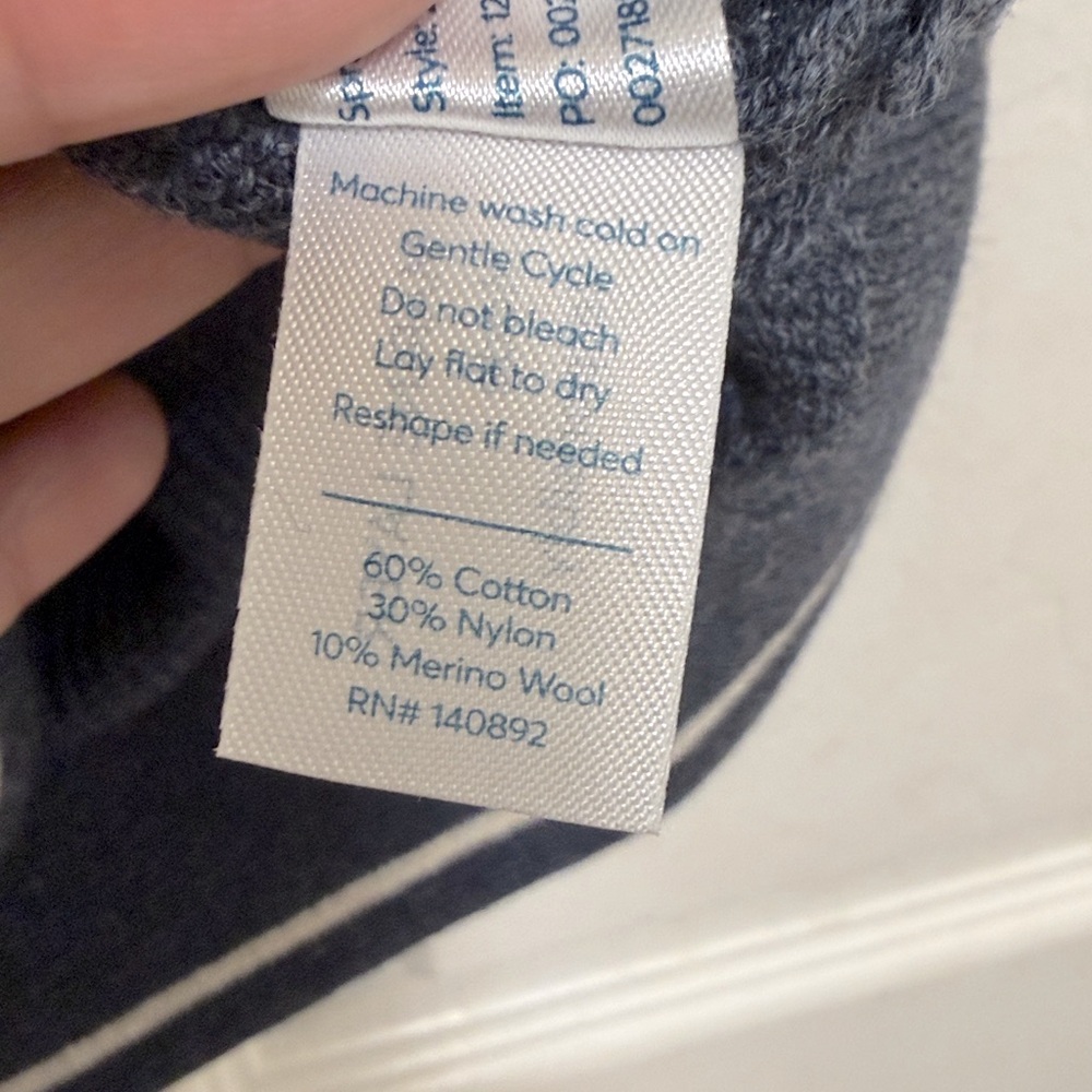 NWT Marine Layer Liam Sweater Polo in Dark Indigo - Picture 11 of 11
